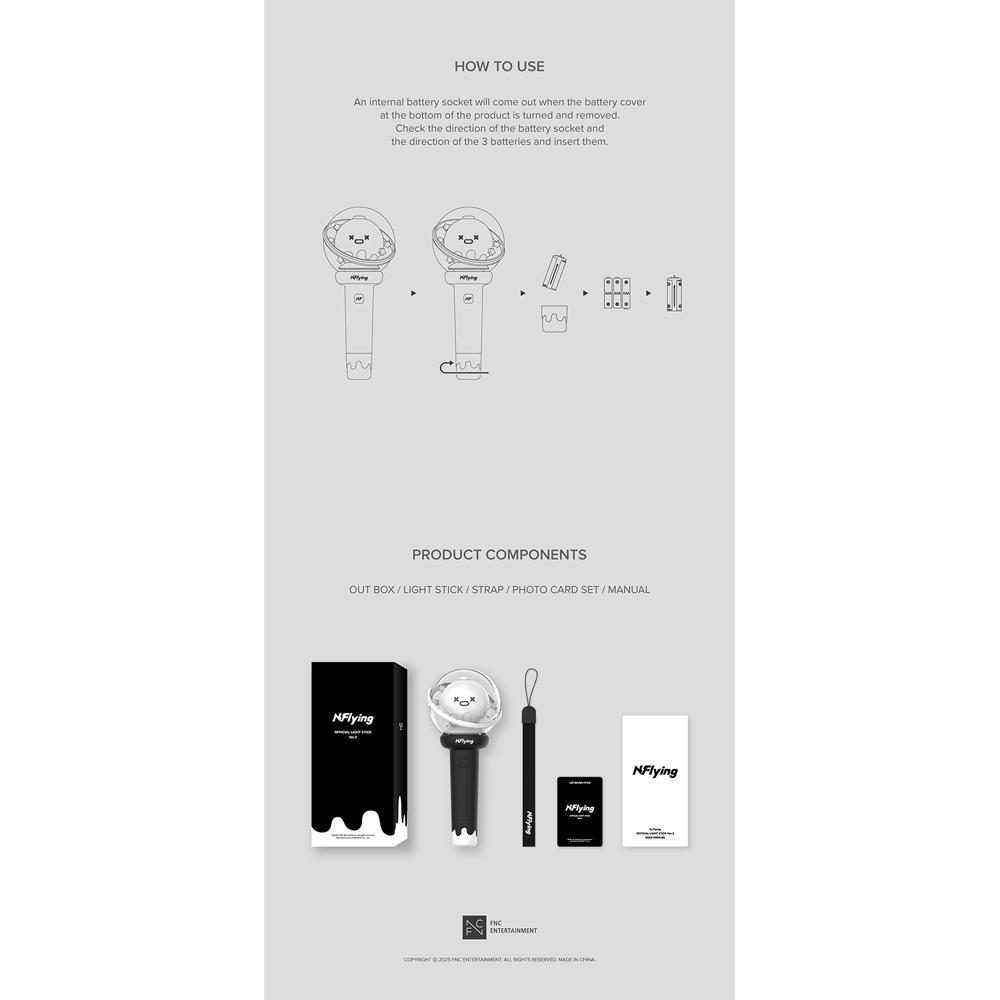 N.FLYING Official Light Stick Ver.2