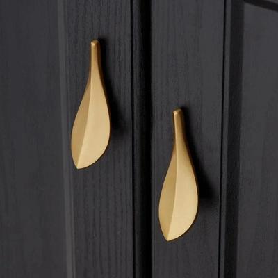 1 Pezzo Maniglie Retro in Rame Imitazione Foglia Ganci Armadio Mobili Armadio Domestico Gancio Cinese Maniglie Accessori per Mobili