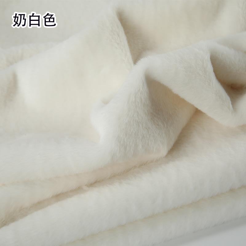 50x50cm 8mm Imitation Otter Rabbit Fur Short Plush Fabric For Warm Clothing,Display Background Scarf, DIY Plush Toys Fabric