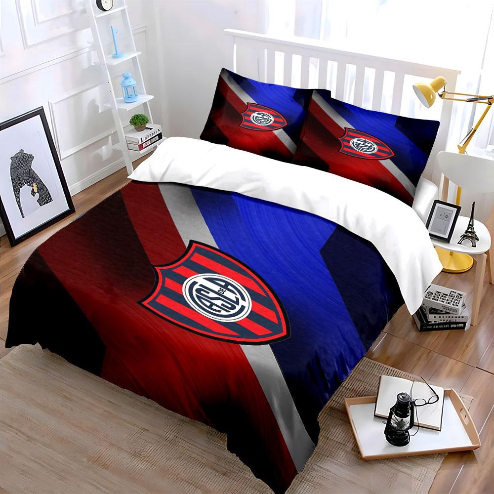 "Red Blue Shield Bedding Set" Bedding Duvet Cover Set Duvet Cover Pillowcases (1 * Duvet Cover 2 * Pillowcases, without duvet insert)
