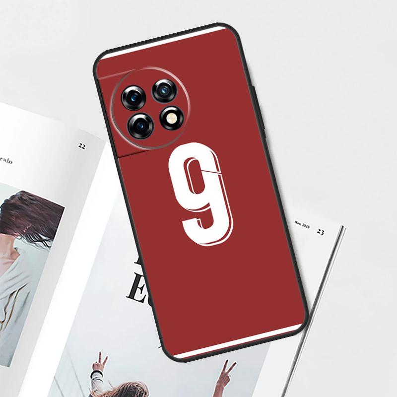FootBall Number 10 7 Case For OnePlus Nord N20 N10 2T CE 2 3 Lite OnePlus 12 11 9 10 Pro 9RT 10R 12R 10T Cover OnePlus 10T