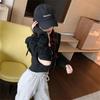 New Women's Trendy Hooded Zipper Cardigan - Long Sleeve Short Sports Jacket for Early Autumn 2025