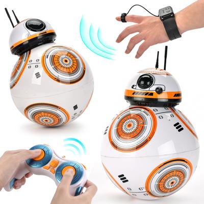 RC Robot 2.4G Radyo Uzaktan Kumandalı Sesli Saat Hareket İndüksiyon Sensörü Akıllı Robot Araba Modeli Çocuk Elektronik Oyuncak Hediye