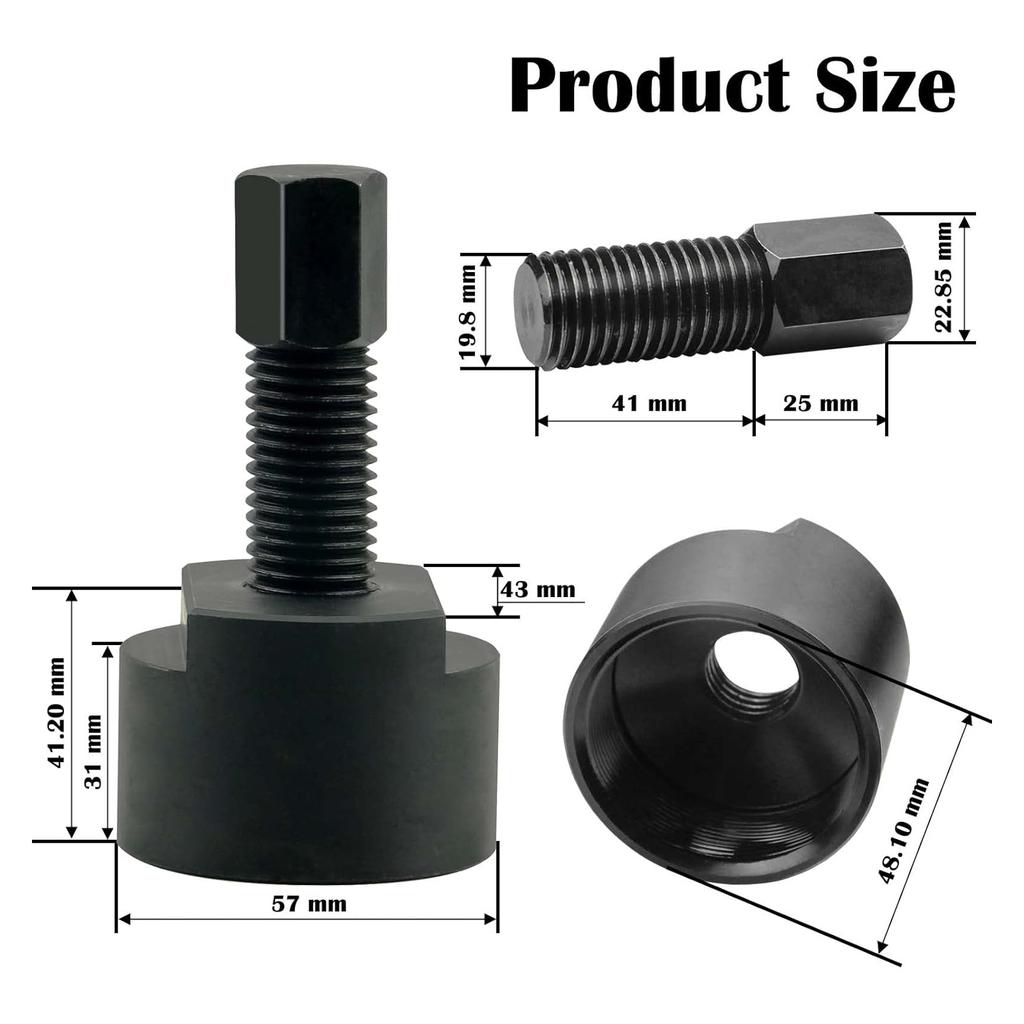 Flywheel Puller Tool Compatible with Polaris Ranger 570 RZR 570 900 1000 Sportsman 570-50mm x 1.5,14-18