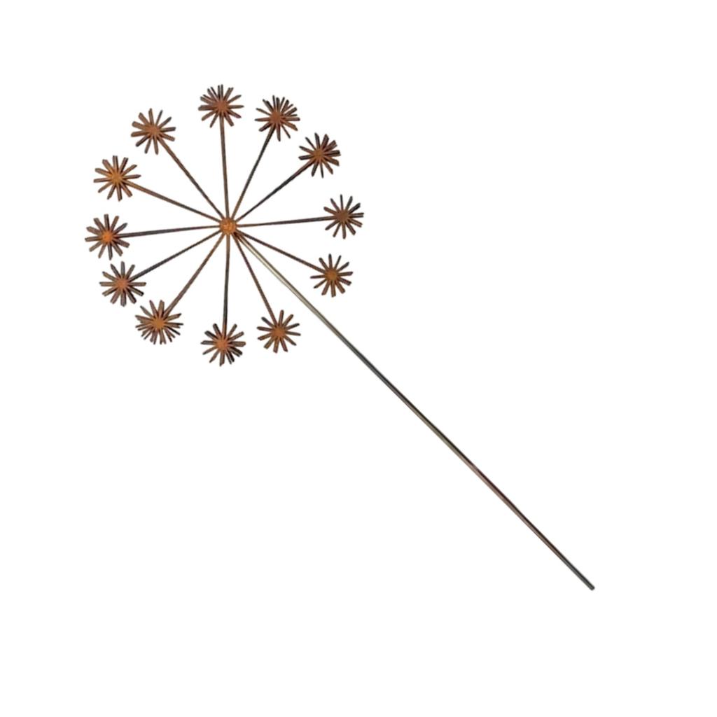 Metal Flowers for Outside Decorative Garden Stakes Flower Bed Decoration Plant Stakes Metal Art Outside Yard Art Outdoor