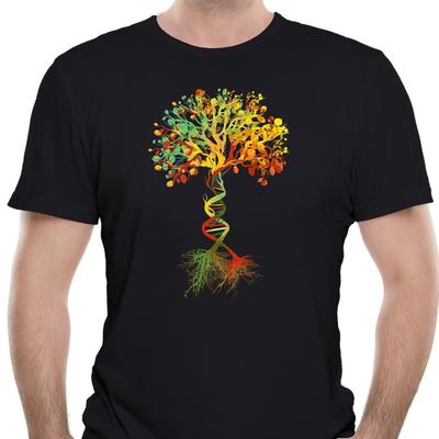 Reality Glitch Lebensbaum Herren T-Shirt – DNA Wissenschaft & Natur Biologie #31 Unisex T-Shirt