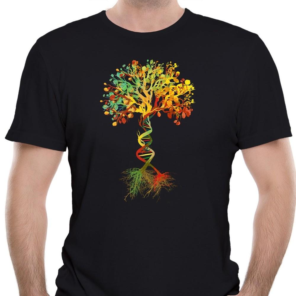 Reality Glitch Tree of Life Men s T-Shirt – DNA Science & Nature Biology #31 Unisex T-Shirt S