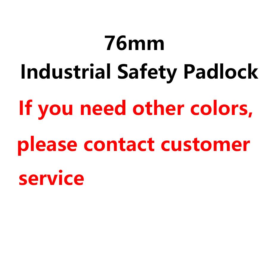 38mm Industrial Safety Padlock LOTO Lockout Nylon Engineering Shackle Personal Energy Lockout Direct Multiple Specifications 6