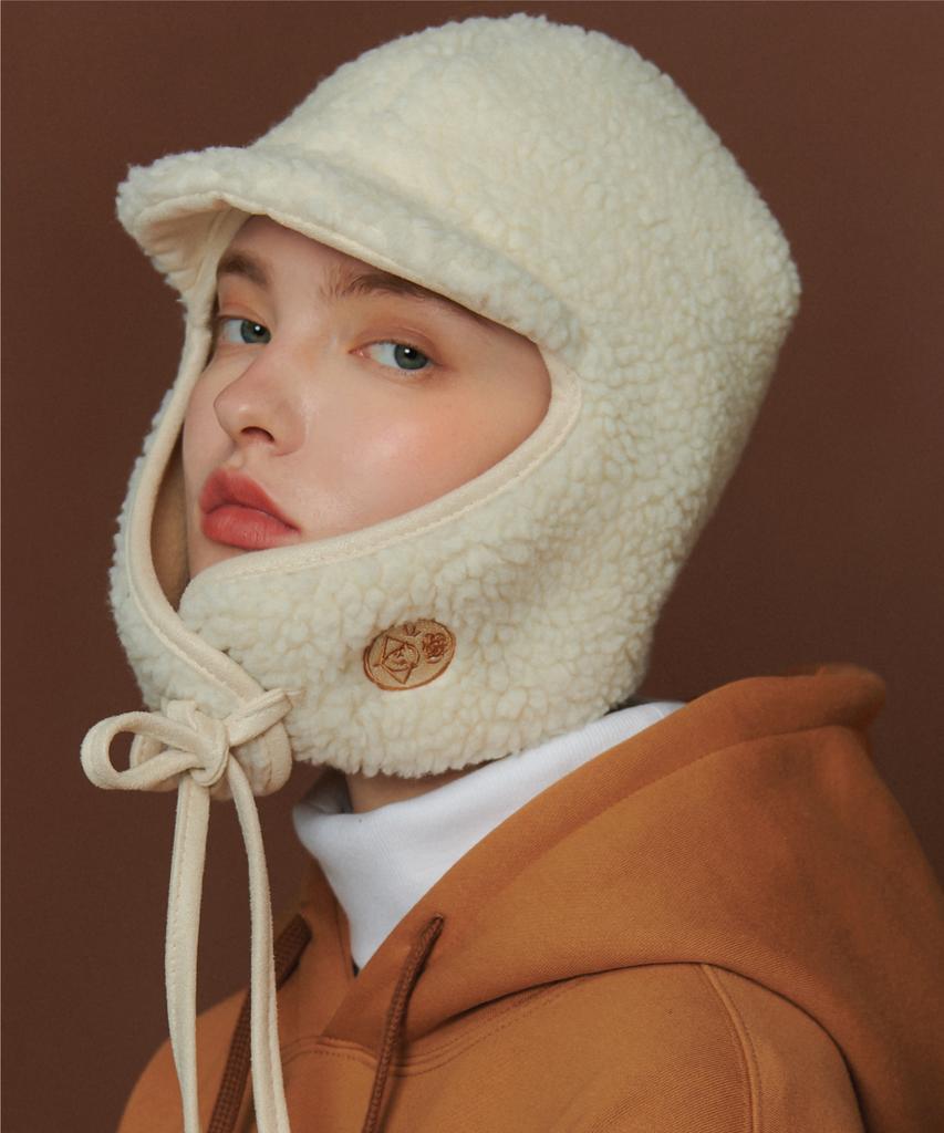 CPGN STUDIO Wool Earflap Trooper Cream