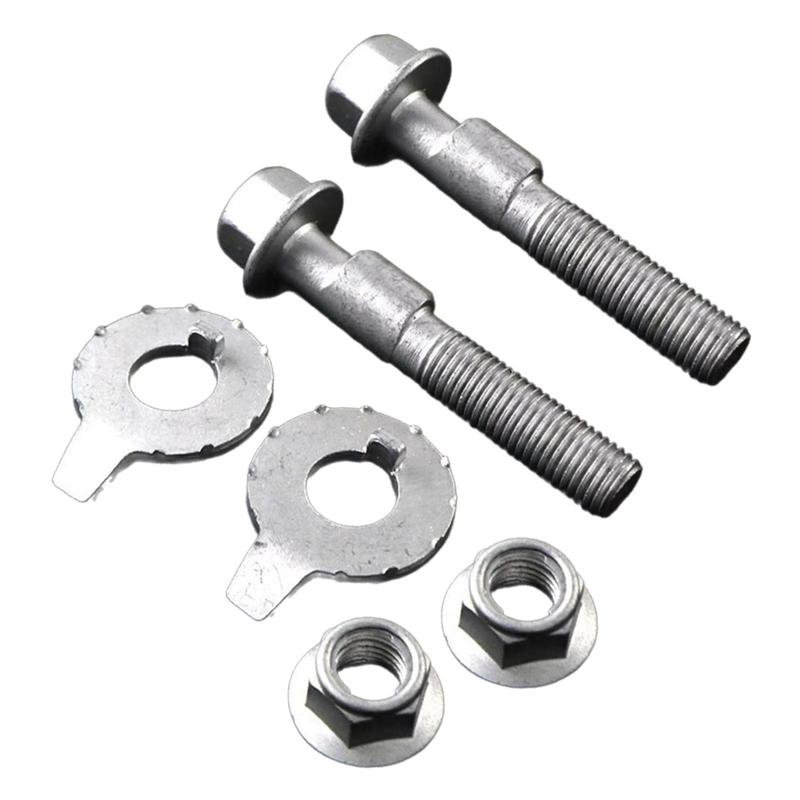 Suspension Arm Alignment Eccentric Adjustment Cam Bolt Heavy Duty Camber Adjuster Bolt Set 10mm Replacement Easy To Install
