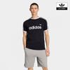 adidas 3 STripe Slim Ringer T shirT [kf0417]