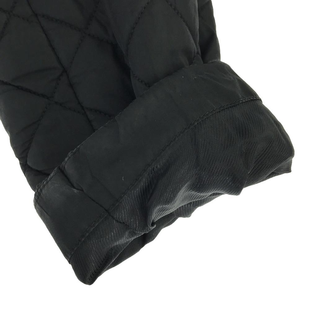 BURBERRY Herringbone quilting trench coat 14Y black Kid's Used