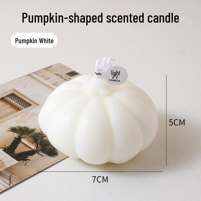 Pumpkin Scented Candle: Halloween Gift & Creative Fruit Ornament