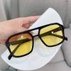 New Fashion Square Sunglasses Woman Vintage Frame Female Mirror Sun Glasses Ocean Gradient Retro Designer Outdoor