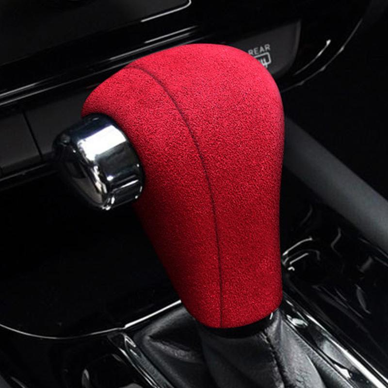 For Honda XRV VEZEL Modified Suede Gear Shift Cover, Interior Gear Lever Cover, Protective Decorative Sticker Accessories
