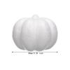 20Pcs White Foam Pumpkins Polystyrene Props Kids Gift Artificial Fake DIY Arts