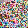 Spring Color Acrylic Beads for Children's DIY Projects