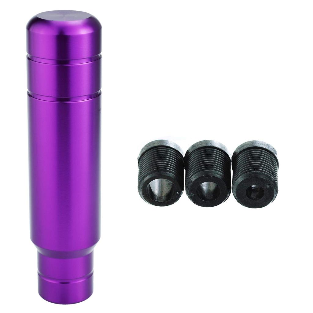 Abfer Aluminum Shift Knob Weighted Car Gear Stick Shift Knob Fits Most Auto Manual Cars, Purple
