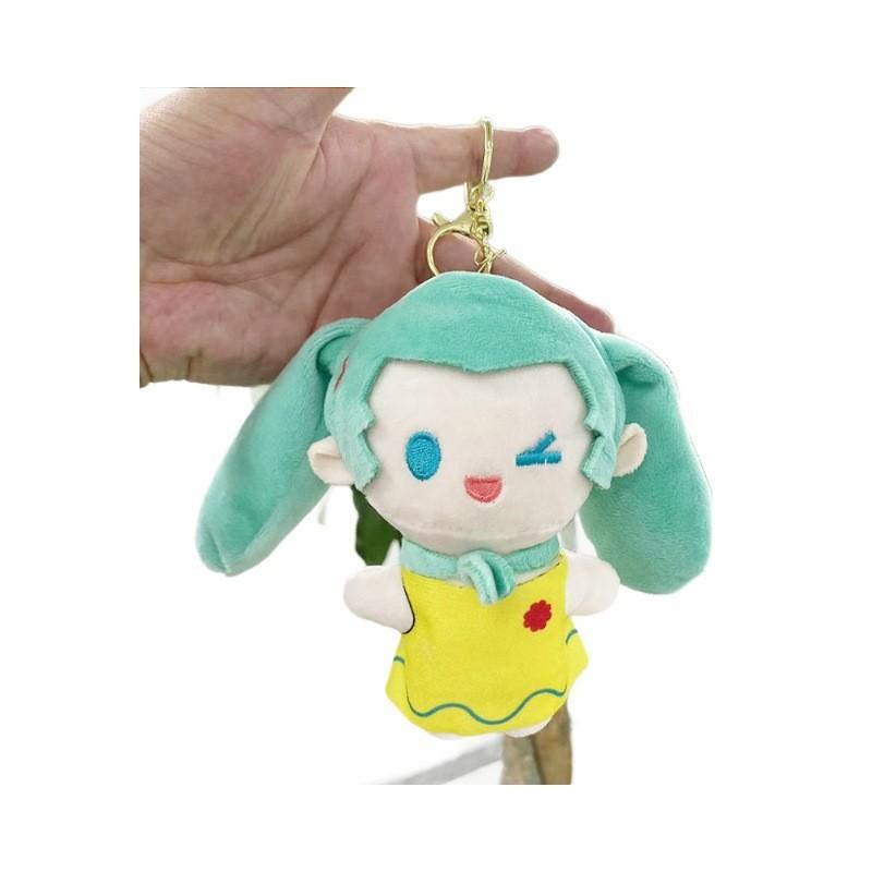 Charming Toy Plush Hatsune Miku Collectible Doll Cute Keychain 12cm For Students