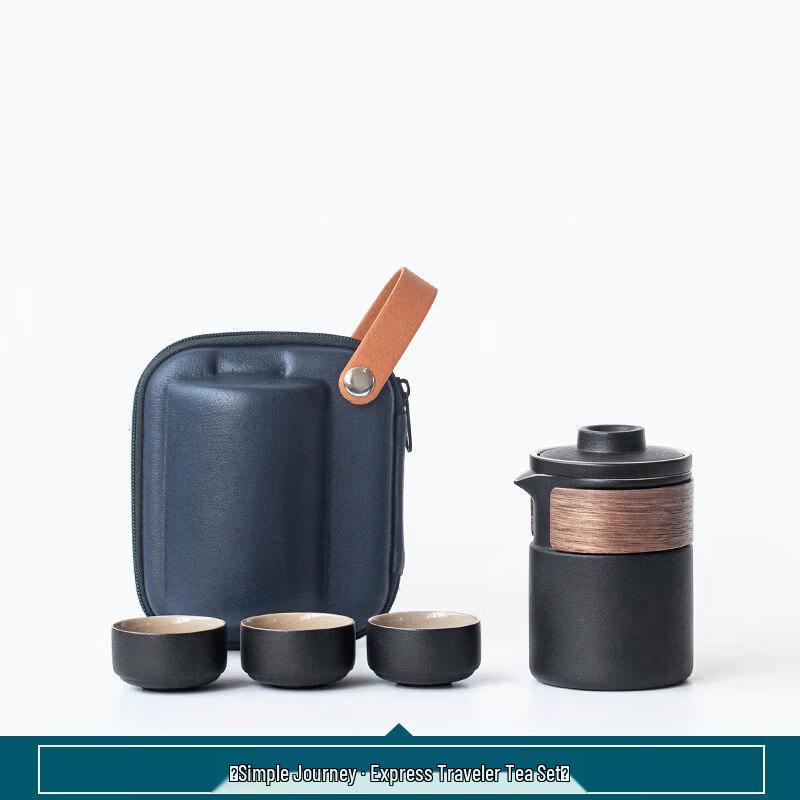 Portable Ceramic Travel Tea Set