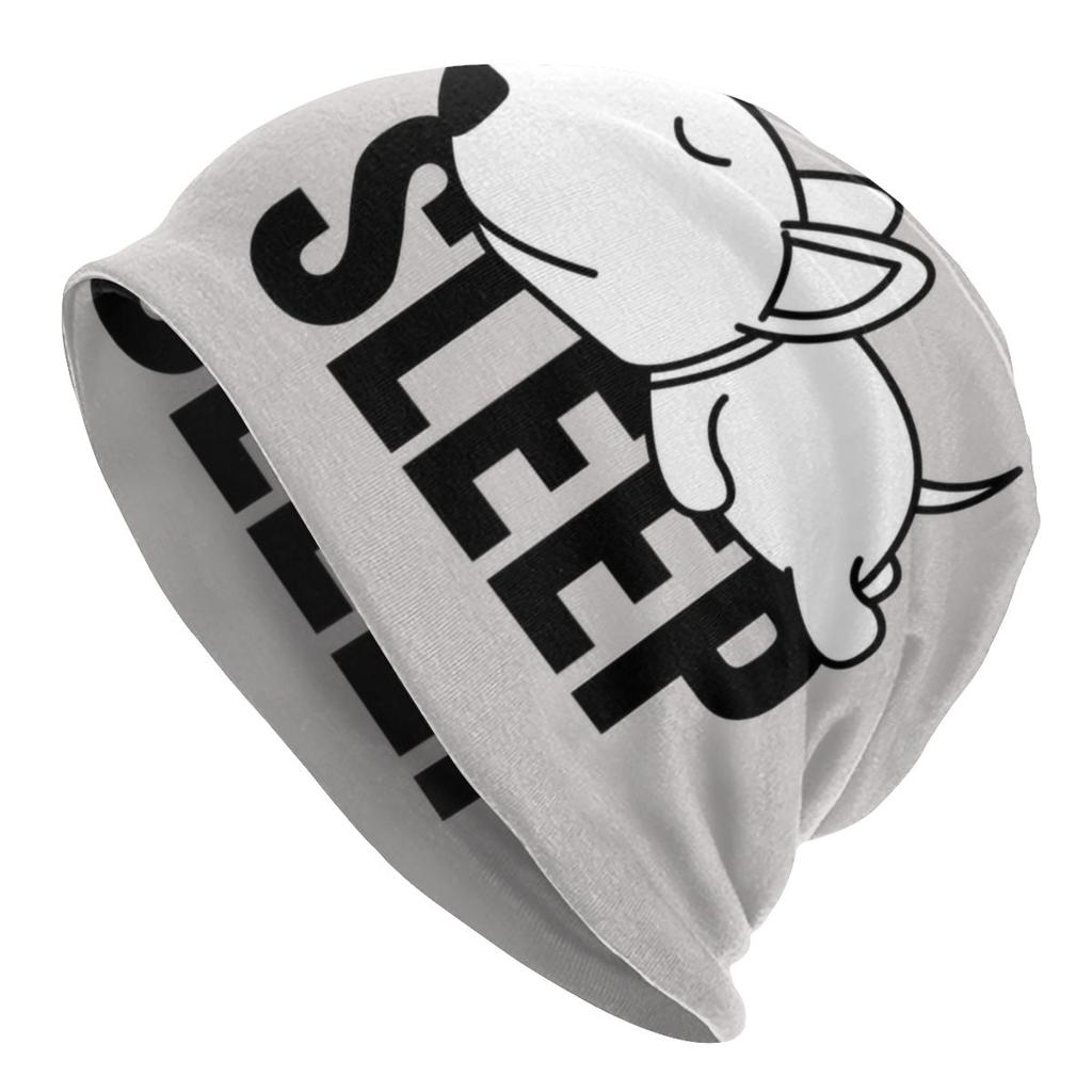 Niestandardowe śpiący Bull Terrier pies luźna czapka typu beanie kobiety unisex zwierząt szczeniak Hip Hop dzianiny Skullies czapki czapki na zimę