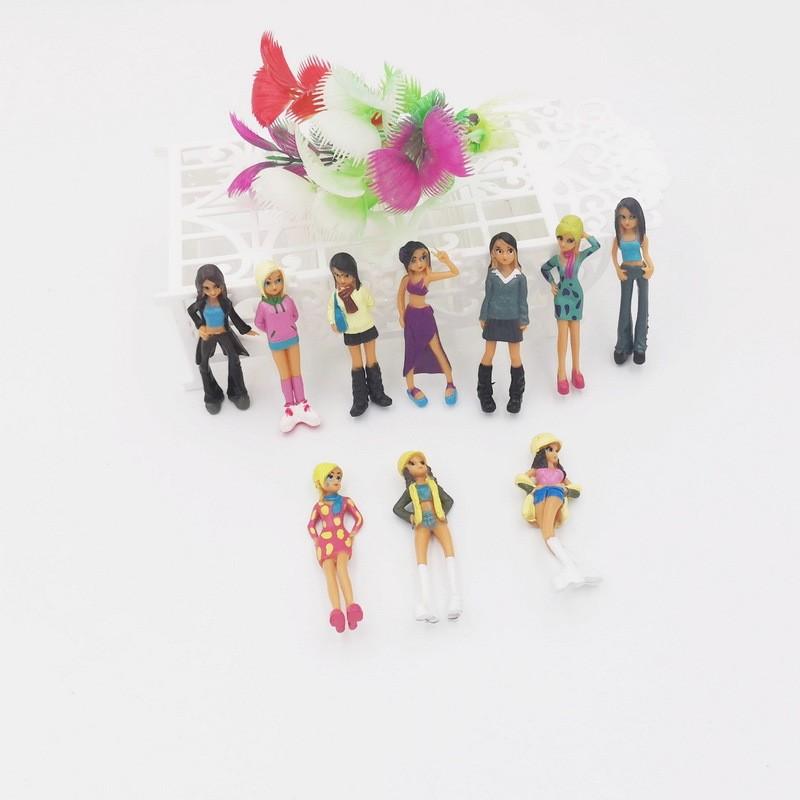 Girl Sexy 10pcs Figure Model Toy Girl Children Micro Landscape Decoration Doll
