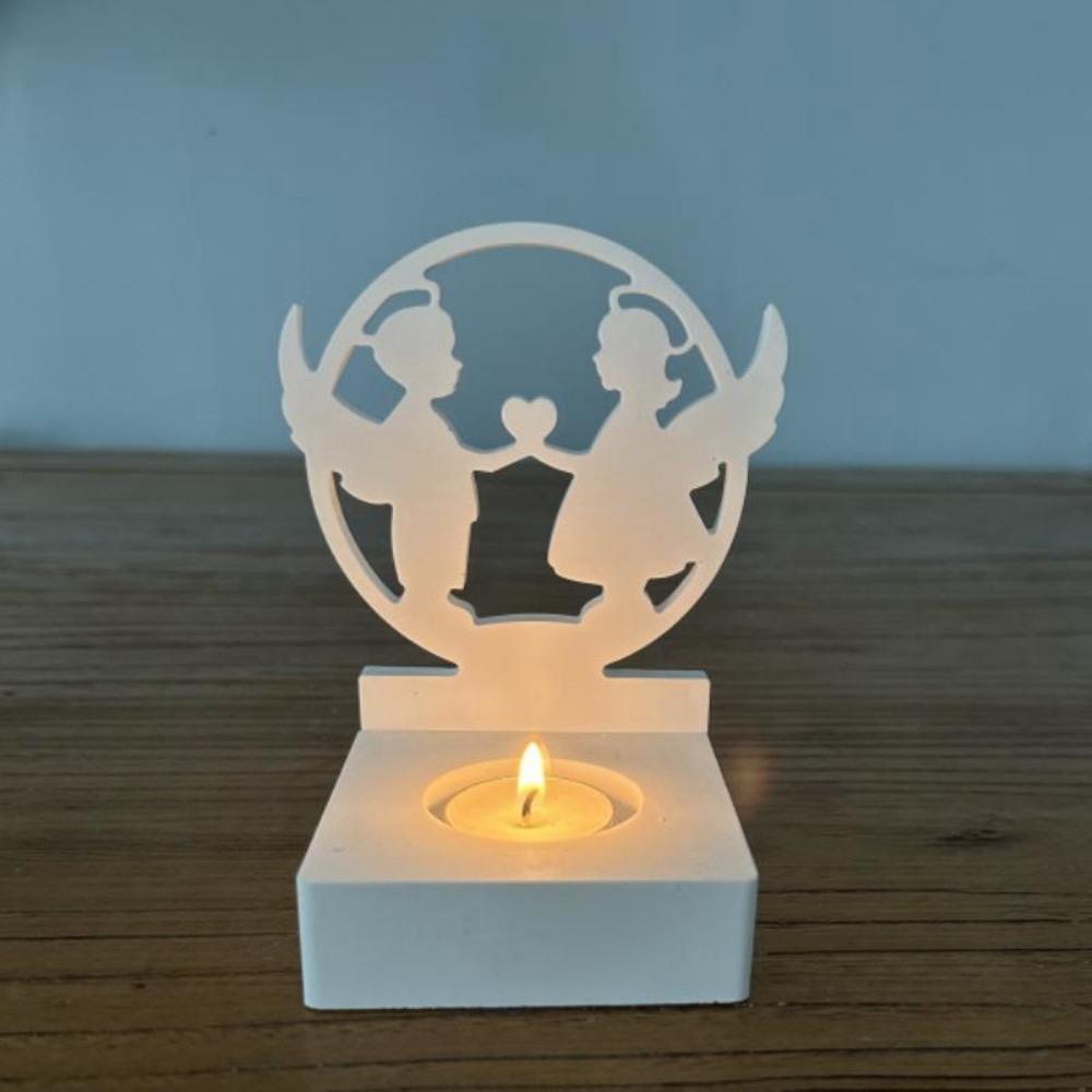 

Silicone Silicone Mold Angel Decoration Production Mold New Candlestick Mould Plaster