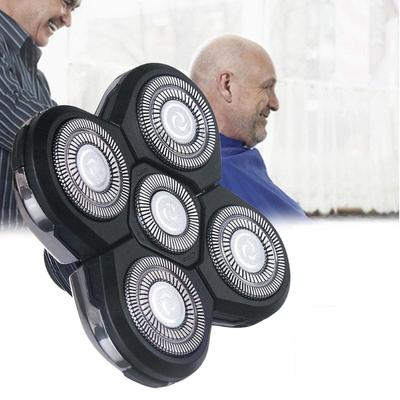 1PC Kafa Tıraş Makinesi Yedek Kafaları, Erkekler için 5 Kafa Bıçaksız Elektrikli Yedek Kafa