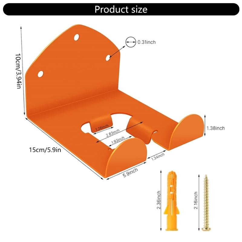 Waterproof Garage Trimmer Rack Waterproof Tool Hanger for Garden Tools Functional Grass Eater Hanger and Organizers