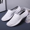 Summer Mesh Men Casual Shoes Breathable Half Loafers Indoor Slippers Women Flats Comfortable Couple Sneakers