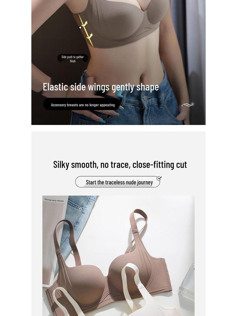 Seamless Push-Up Bra: Wire-Free, Lifting, Breathable, Comfortable, Fashionable, Sexy for Women