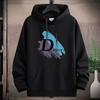 Design Pattern Hooded Hoodie for Men and Boys Large Size Long Sleeve Sportshirt Pullover