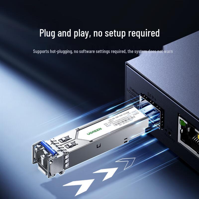 UGREEN 1.25G Gigabit SFP Optical Transceiver Module
