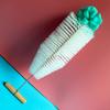 Bottle Brush with Bamboo Handle Food-Grade Nylon Hard Bristles Deep Cleaning Brush for Glass Bottles Cups Kettles