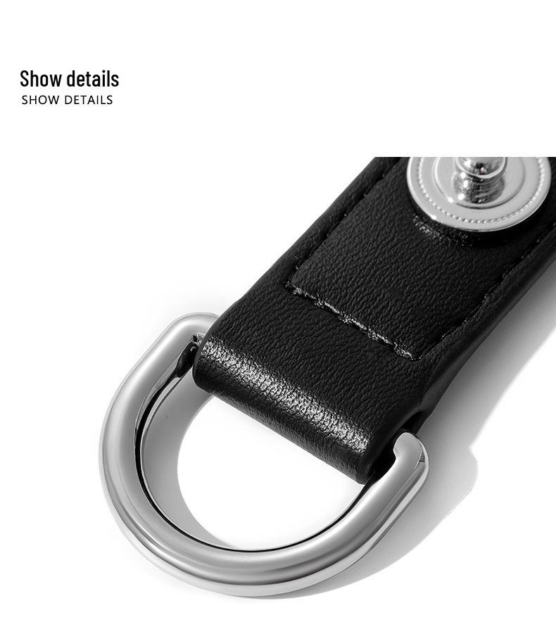 Adjustable D-40 Leather Messenger Bag Shoulder Strap with Wear-Resistant Replacement Buckles