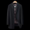 Firstview Men's Detachable Down Liner Wool Overcoat