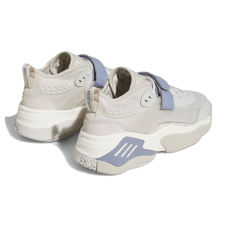 Adidas Originals Streetball 3 Comfortable Trendy Slip-Resistant Durable Lightweight Low-Top Sports Casual Shoes Women Sneakers Gray White Blue GZ9549