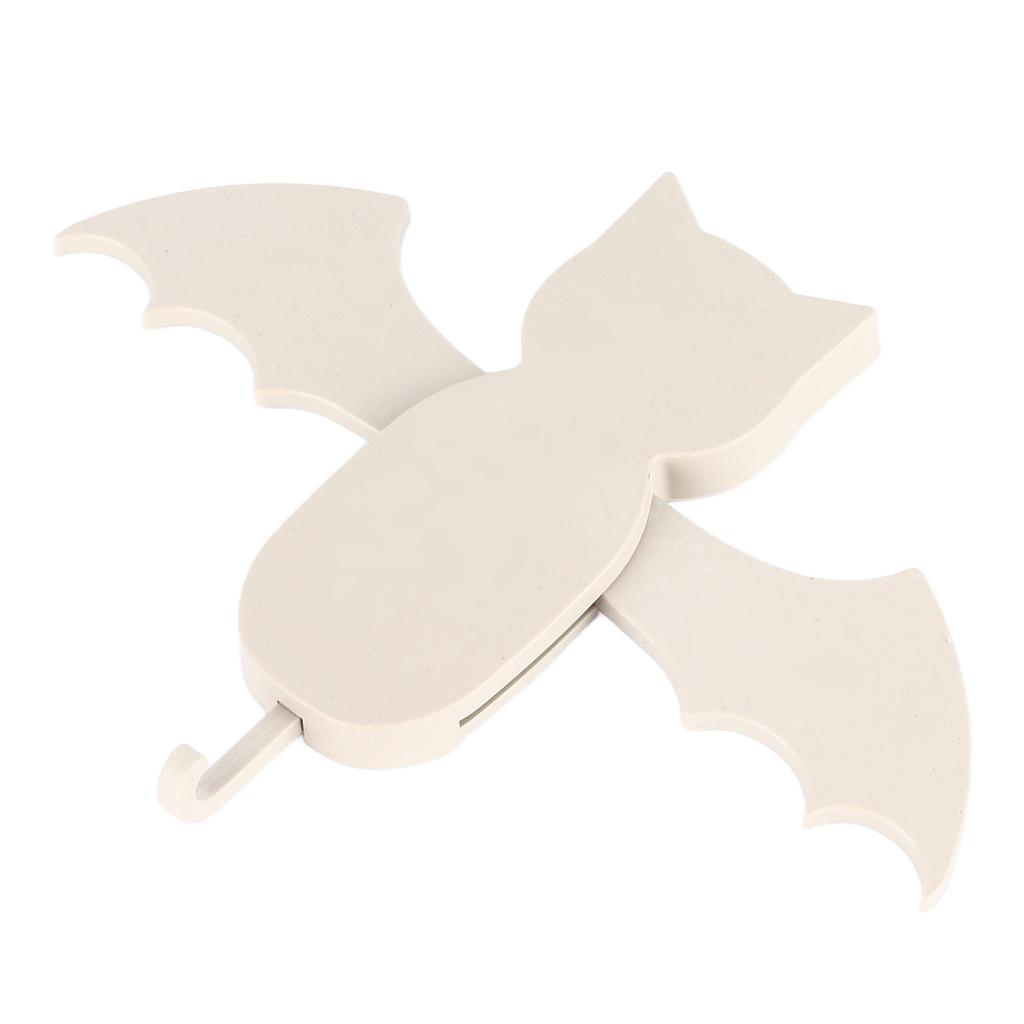 Nástěnný držák na klíče Roztomilý tvar netopýra Multifunkční Rozšiřitelný Samolepicí háčky na klíče pro domácí dekoraci