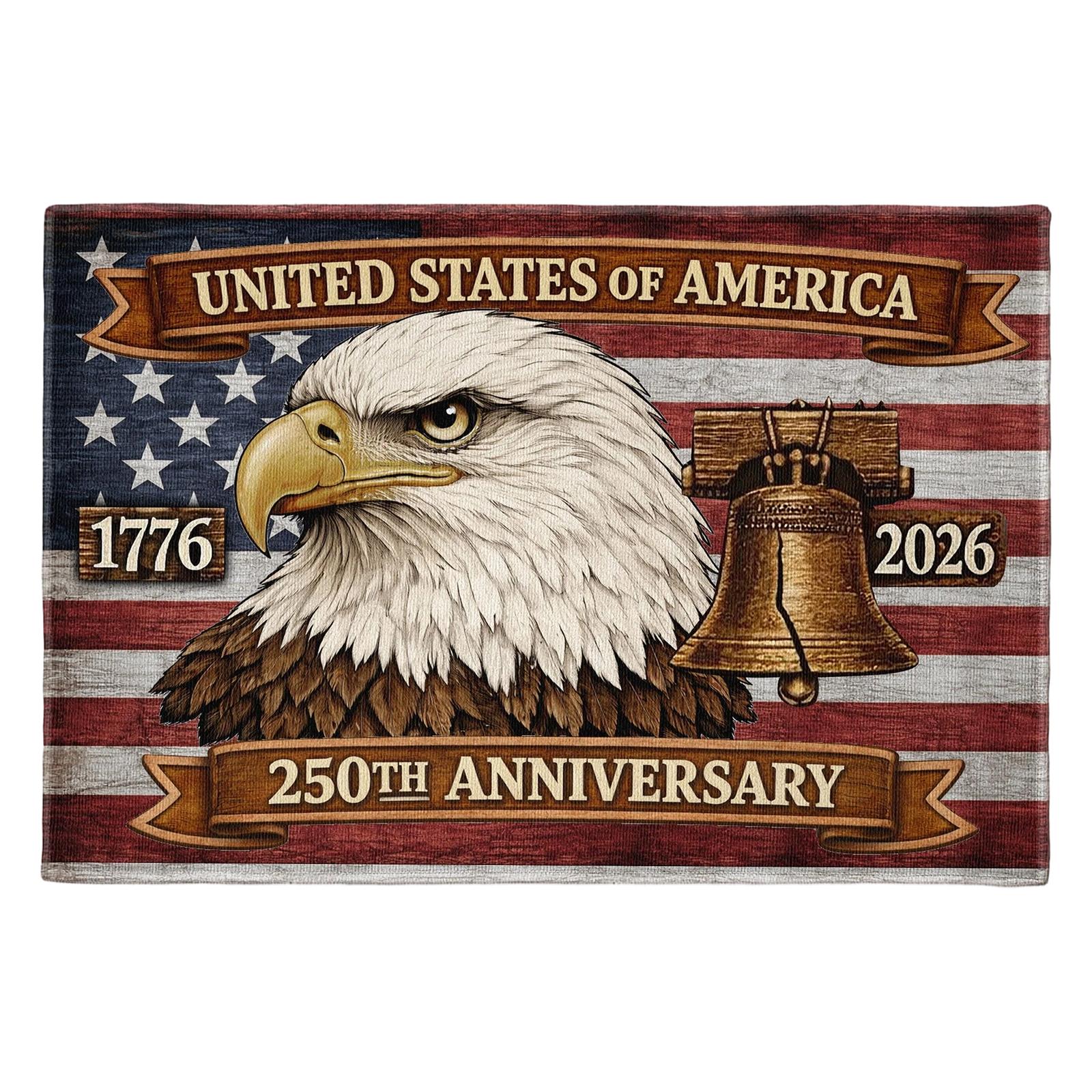 

Personalized Doormats Commemorating The 250th Anniversary Of Independence Day One Size