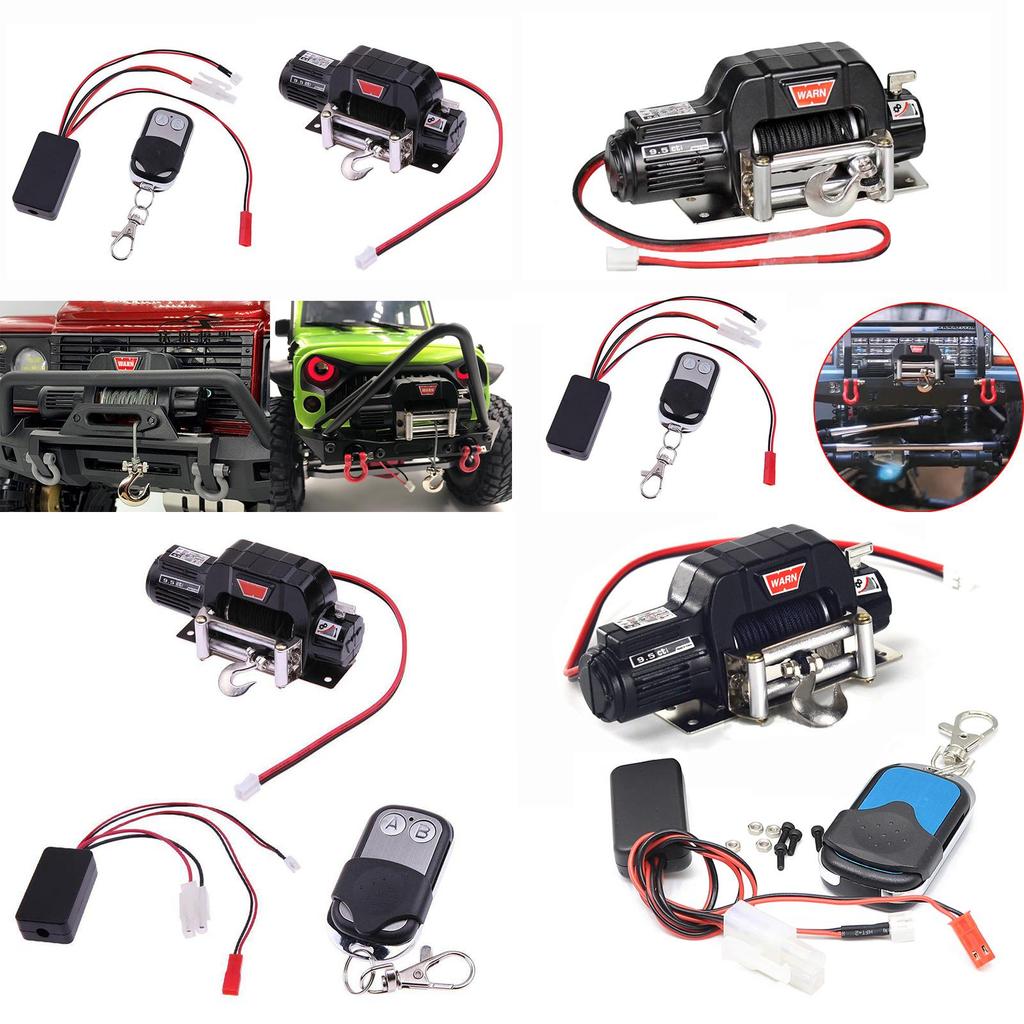 Premium Quality Rc Crawler Car Winch Wireless Remote Control Receiver For 110 Axial Scx10 D90