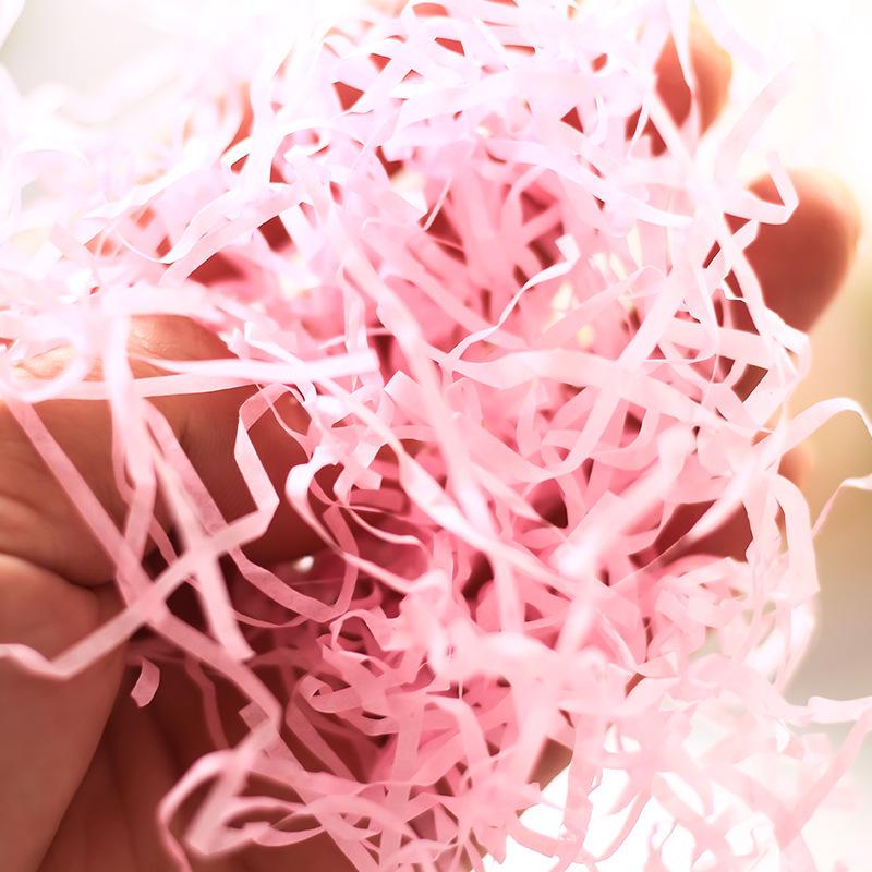 Colored Raffia Shredded Paper Filling, 1kg Gift Box Packaging Accessories.