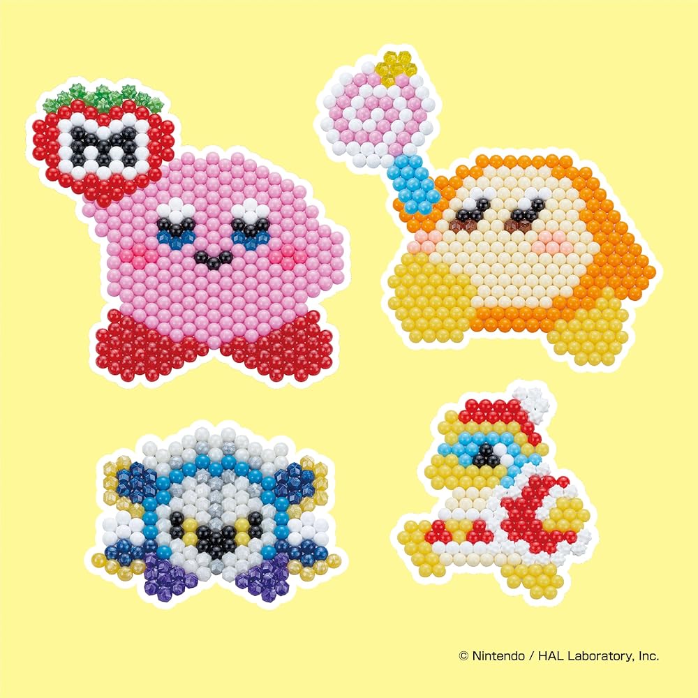 Aquabeads Character Keychain Set AQ-368 6 Years and Up Water-Soluble Beads Making Toy