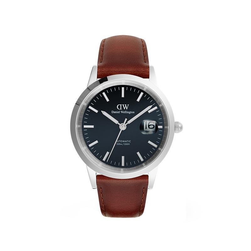 DANIEL WELLINGTON Watch Mechanical Movement 40MM Blue Dial Men's Watch Calendar DW00100755