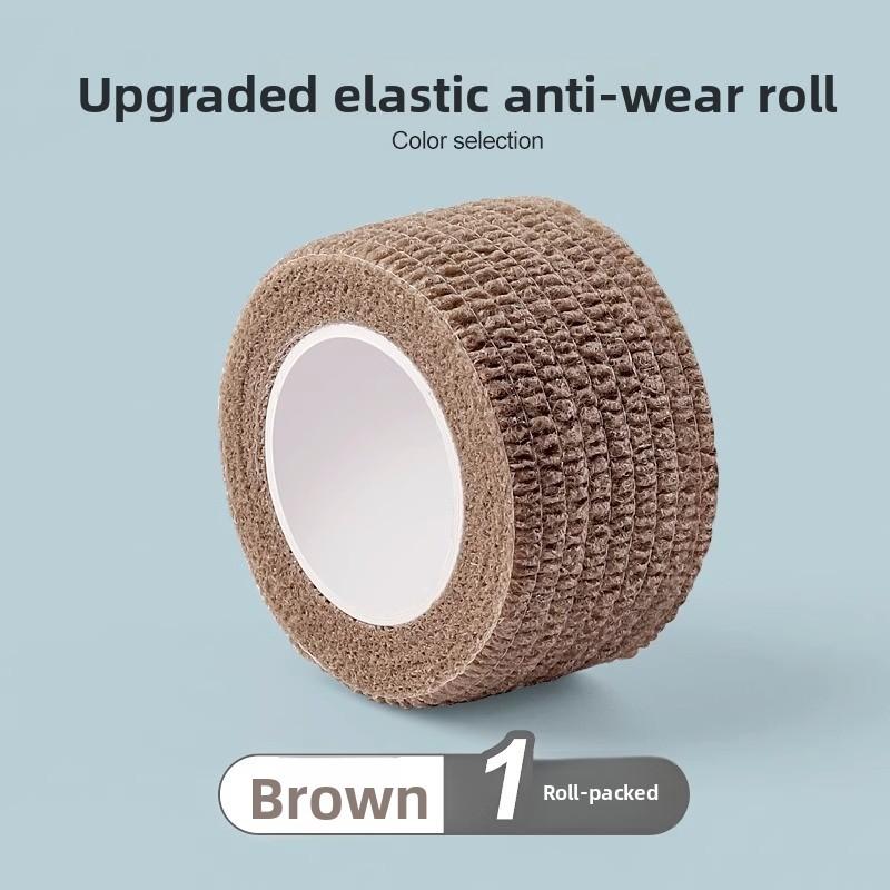 

Chair Leg Pads Self Adhesive Elastic Silent Anti Slip Wear Resistant Table Floor Protector Furniture Foot Covers Accessories 1Roll кофейный