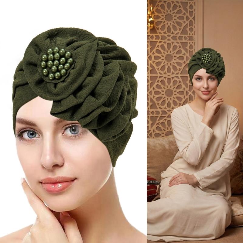 Women Headwrap Headwear Hat Hair Scarf Perfect for Festivals and Celebrations Breathable Head Cover Headscarf