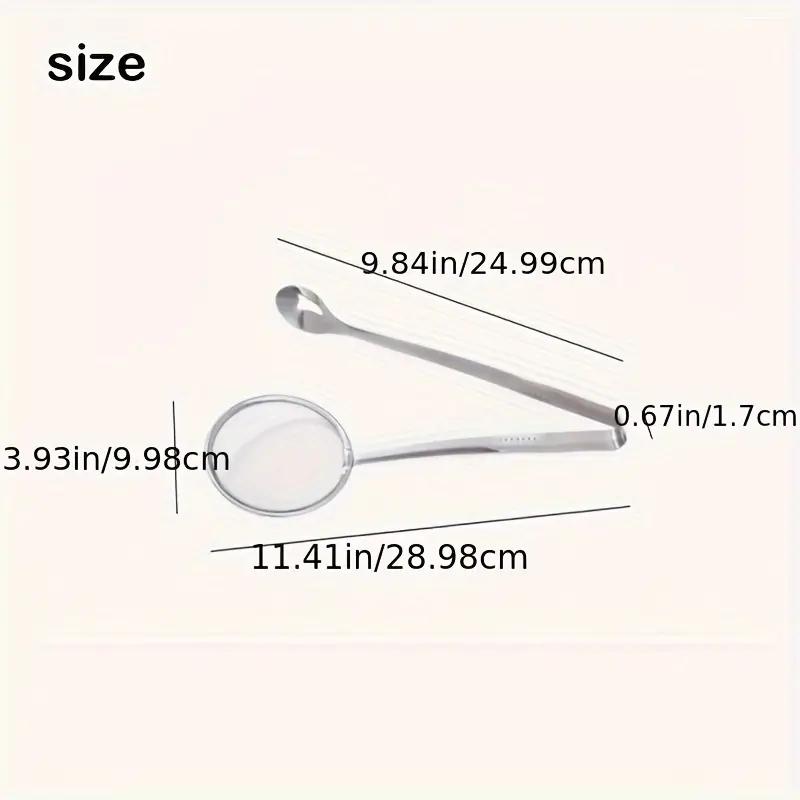 Passoire à huile de friture, cuillère, passoire à aliments, passoire de cuisine en acier inoxydable, passoire à aliments frits. Pinces filtrantes pour aliments de cuisine pour la friture des aliments