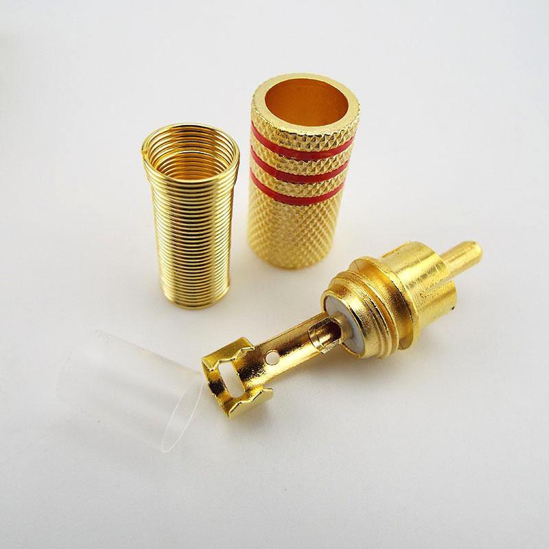 3 пары RCA штекерный разъем пайка пайка аудио видео разъем адаптер разъемы адаптер — фото 4