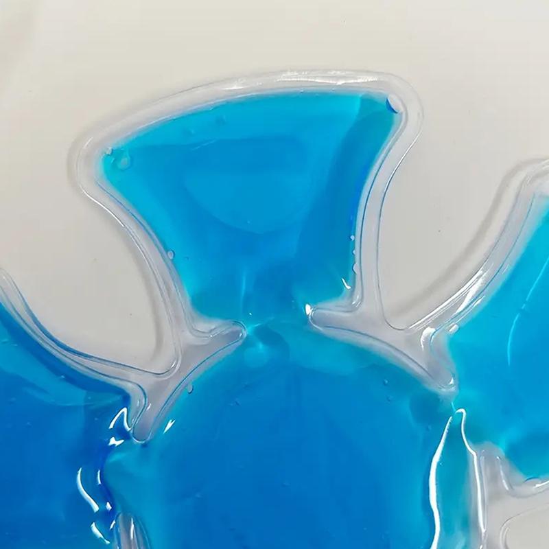 Pvc Gel Ice Pack Reusable Cooling Pad For Helmets & Hats Portable Brain Cooling Pad Outdoor Activities & Summer Sun Protection