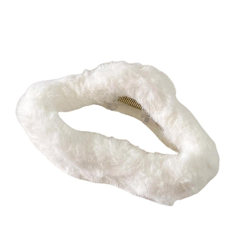 New Large Claw Clip Plush Cloud Hair Clip Stage Performances Barrettes for Women and Girls
