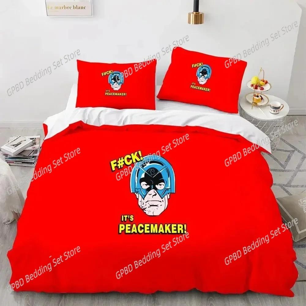 3D Print Peacemaker Bedding Set Single Twin Double Queen King Cal King Size Bed Linen Set